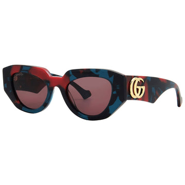 Gucci Purple Geometric Ladies Sunglasses