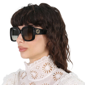 Gucci Grey Gradient Square Ladies