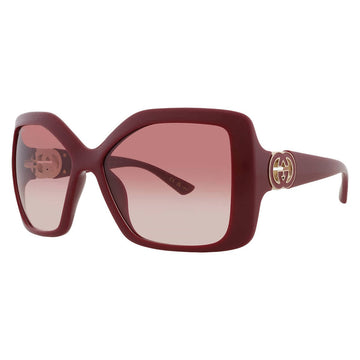 Gucci Burgundy Gradient Square Ladies