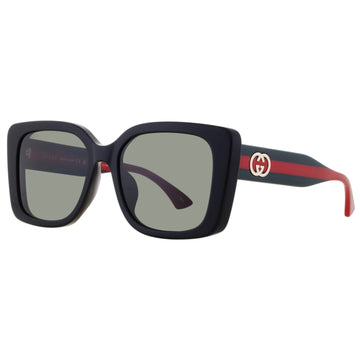 Gucci Grey Square Ladies Sunglasses 55