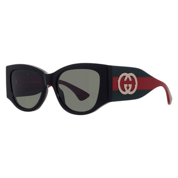 Gucci Grey Cat Eye Ladies Sunglasses 55