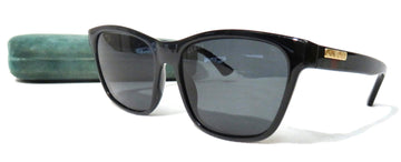 Gucci Italy Sunglasses Black Plastic