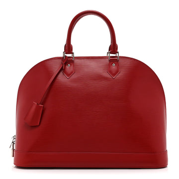 Louis Vuitton Epi Alma Gm Carmine