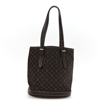Louis Vuitton Mini Lin Bucket Bag Ebene
