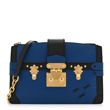 Louis Vuitton Epi Trunk Clutch Blue