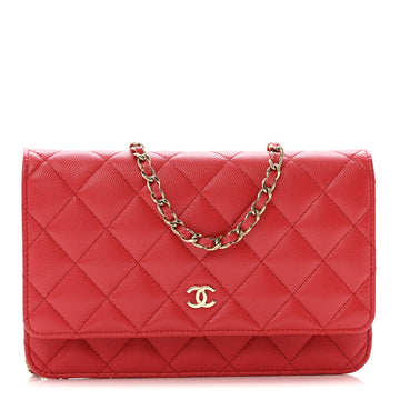 Chanel Caviar Quilted Wallet On Chain