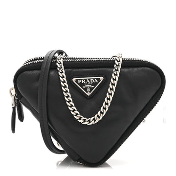 Prada Nappa Soft Padded Mini Triangle