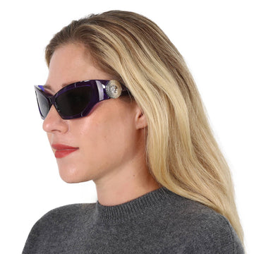 Versace Dark Grey Cat Eye Ladies