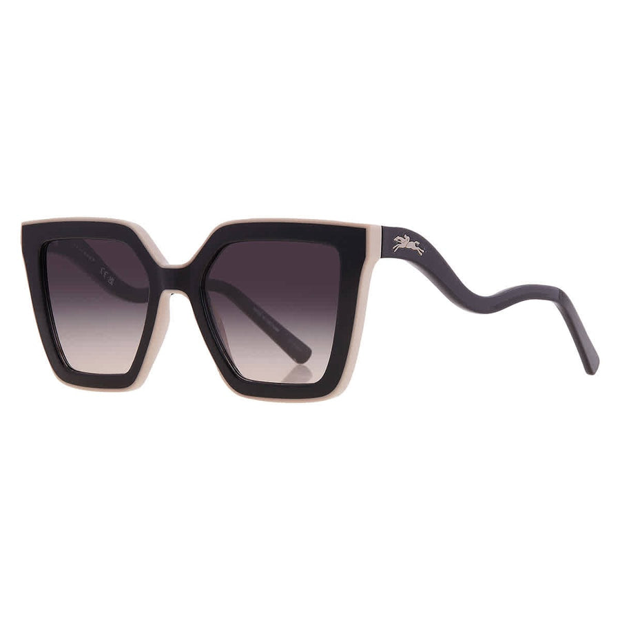 Longchamp Grey Gradient Irregular Ladies