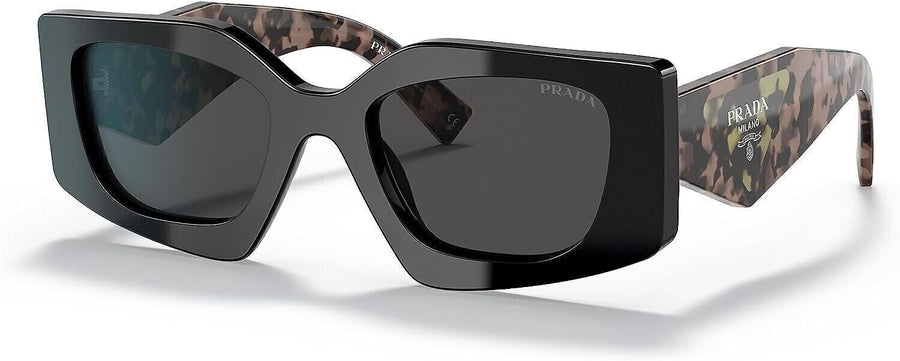 Prada Pr15Ys 1Ab5S0 51Mm Black Dark Gray
