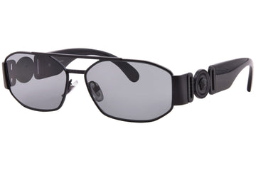 Versace Sunglasses Matte Black/Dark Grey