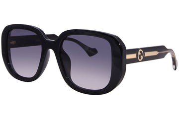 Gucci Sunglasses Black Crystal/Grey