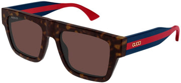 Gucci Sunglasses Men's Havana/Blue/Brown