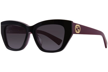 Gucci Sunglasses Women's Black/Red/Grey