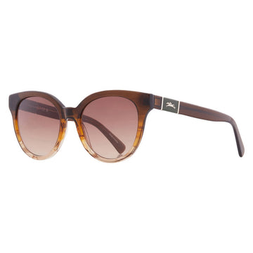 Longchamp Brown Gradient Round Ladies