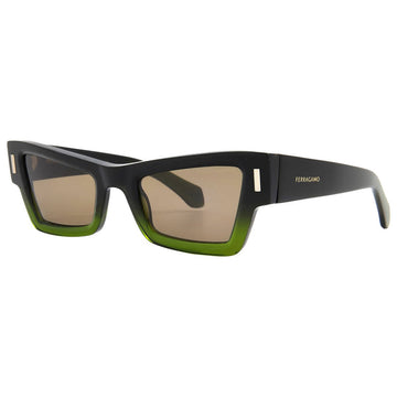 Ferragamo Brown Cat Eye Ladies