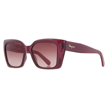 Ferragamo Brown Gradient Rectangular