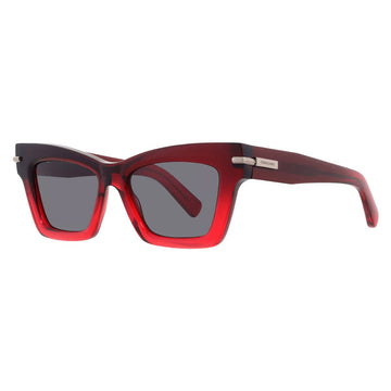 Ferragamo Grey Cat Eye Ladies Sunglasses