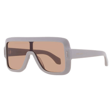 Ferragamo Brown Shield Ladies Sunglasses