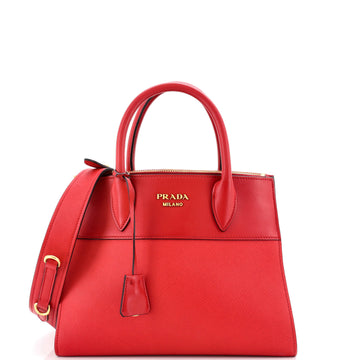 Prada Paradigme Tote Saffiano With City