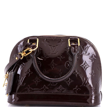 Louis Vuitton Alma Handbag Vernis Bb
