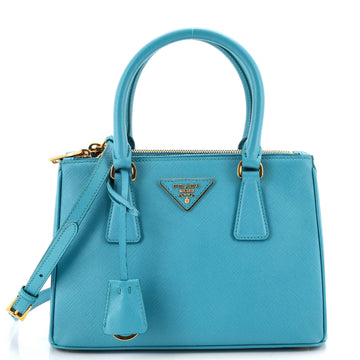 Prada Galleria Double Zip Tote Saffiano