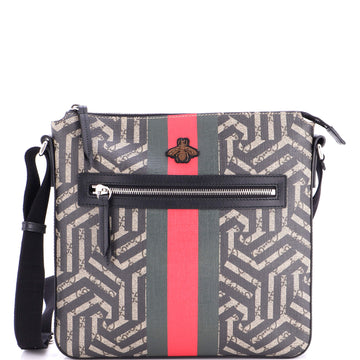 Gucci Front Zip Messenger Caleido Gg