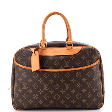 Louis Vuitton Deauville Handbag Canvas