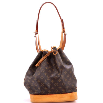 Louis Vuitton Noe Handbag Canvas Large