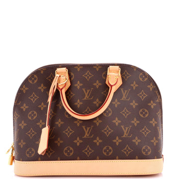 Louis Vuitton Alma Handbag Canvas Pm