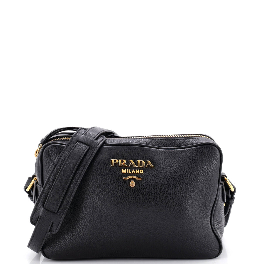 Prada Double Zip Camera Bag Vitello