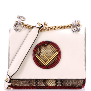 Fendi Kan I F Shoulder Bag Leather And