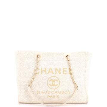 Chanel Deauville Tote Raffia With