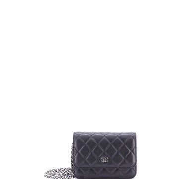 Chanel Wallet On Chain Quilted Caviar