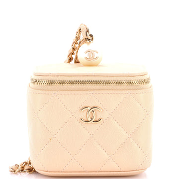 Chanel Classic Pearl Vanity Case With