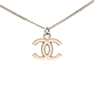 Chanel Cc Logo Chain Pendant Necklace