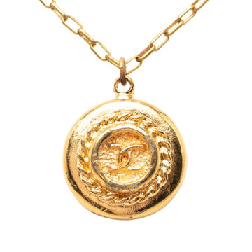 Chanel Cc Logo Chain Pendant Necklace