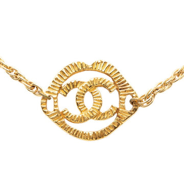Chanel Cc Logo Chain Pendant Necklace