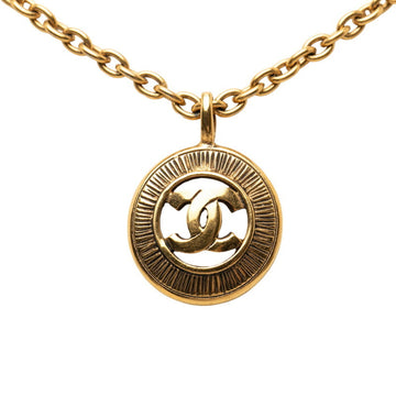 Chanel Cc Logo Round Chain Pendant