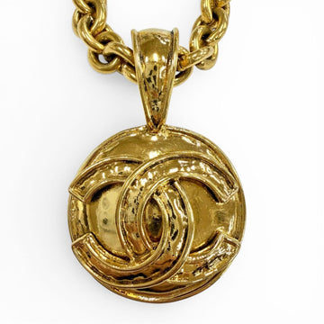 Chanel Cc Logo Chain Pendant Necklace
