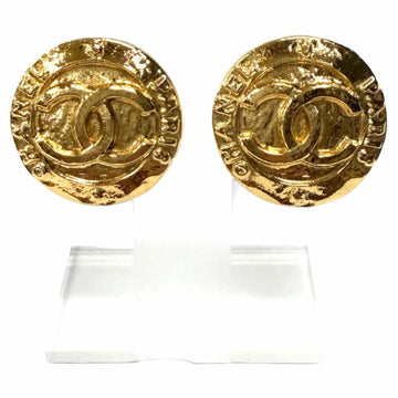 Chanel Cc Logo Clip-On Earrings Metal