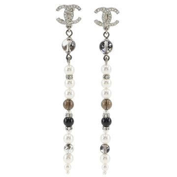 Chanel Cc Logo Clip-On Earrings Metal