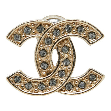 Chanel Cc Logo Single Earring Gold-Tone