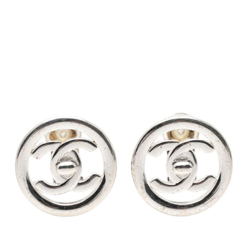 Chanel Cc Logo Turnlock Clip-On Earrings