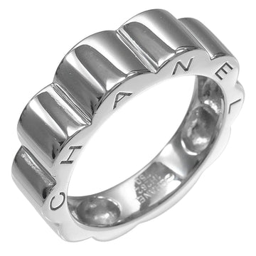 Chanel Profile Ring Camellia 18K White