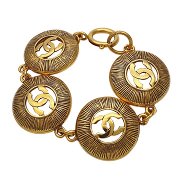 Chanel Cc Logo Circle Bracelet Metal