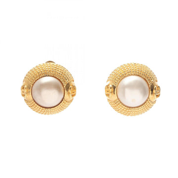 Chanel Cc Logo Clip-On Earrings Metal
