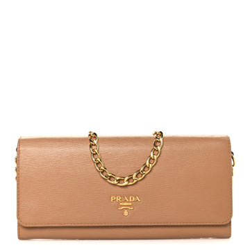 Prada Vitello Move Metal Oro Chain