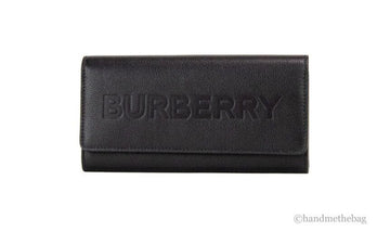 Burberry Porter Black Leather Logo