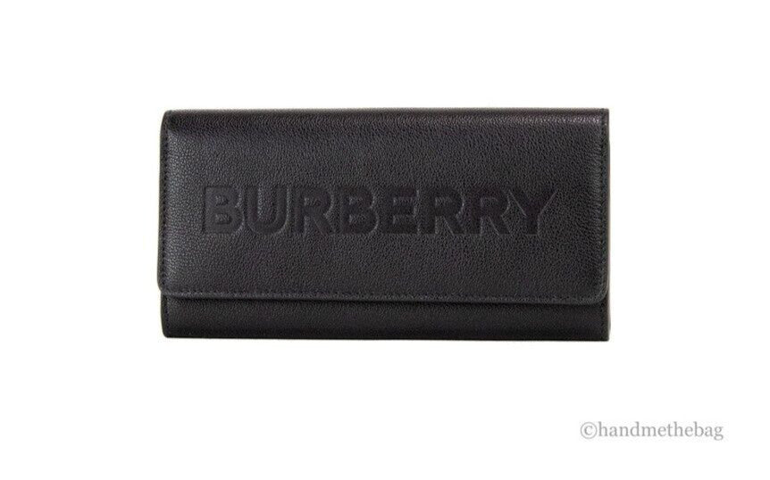 Burberry Porter Black Leather Logo